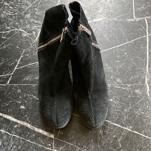 Zara Black Booties Size 38